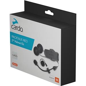 Cardo Kit Audio 2nd Helmet per Packtalk Neo con Altoparlanti JBL e Microfoni Intercambiabili