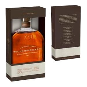 Woodford Reserve Kentucky Straight Bourbon - Whiskey Americano Premium, Bourbon Invecchiato Con Note Di Vaniglia, Agrumi, Spezie E Cioccolato, 43,2% Vol., Bottiglia In Vetro da 70 cl