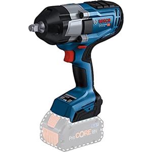 Bosch Professional BITURBO avvitatore a massa battente a batteria GDS 18V-1000 (coppia di serraggio 1.000 Nm, coppia di spunto 1.600 Nm, batterie e caricabatteria non inclusi, in scatola di cartone)