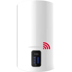 Ariston Lydos Wifi - Scaldabagno Elettrico 50 Litri Verticale con Display Touch ‎47x47x52,8 cm - Boiler Elettrico con EVO-ECO e Waterplus per Risparmio Acqua e Energia, Classe B Compatibile con Alexa