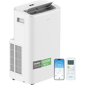 COMFEE' COMFEE Condizionatore Portatile 4-in-1, Potenza da 12000 BTU/ora, Raffrescamento, Ventilazione, Riscaldamento, Deumidificazione