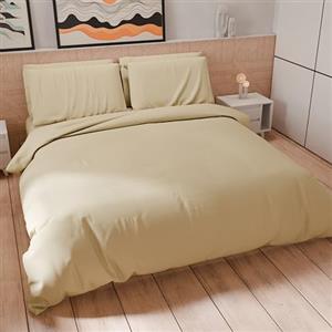 PETTI Artigiani Italiani - Set Copripiumino Singolo 150x200 cm (1 Federa 50x80 cm Inclusa), Parure Copripiumino Morbida Microfibra Tortora