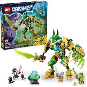 LEGO DREAMZzz 2in1 Mech Volpe Guardiana - Action Figure Giocattolo Trasformabile in Volpe Guerriera - con 3 Minifigure e Creatura del Tesoro Verde da Collezione - Regalo per Bambini da 9 Anni - 71508
