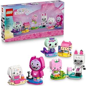 LEGO La Casa delle Bambole di Gabby Gli Amici Gattini di Gabby - Gioco Creativo con 6 Animali Giocattolo tra cui Siregatta e Gattina Fatina con Supporti - Regalo per Bambine e Fan da 6 Anni - 11215