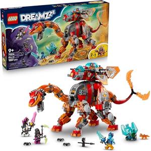 LEGO DREAMZzz 2 in 1 Jet-Dinosauro Giocattolo - l'Animale si Trasforma in uno Stegosauro Corazzato - con 4 Minifigure e 2 Creature del Tesoro da Collezione - Regalo per Bambini da 9 anni in su - 71514
