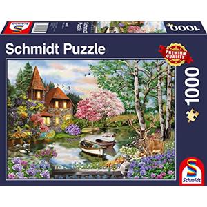 Schmidt 58985 Lake House, puzzle 1000 pezzi