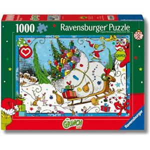 Ravensburger - Puzzle Il Grinch per Adulti e Ragazzi, 1000 Pezzi, Idea Regalo per Lei o Lui, 70x50 cm
