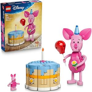 LEGO | Disney Il Divertente Compleanno di Pimpi - Giocattolo con Action Figure di Animale, Torta di Compleanno e Minifigure da Collezione - Idea Regalo per Bambine da 9 Anni in su e per i Fan - 43305