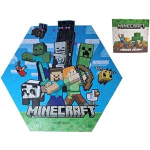 Puckator Puzzle Sagomato 130pz - Minecraft Creeper