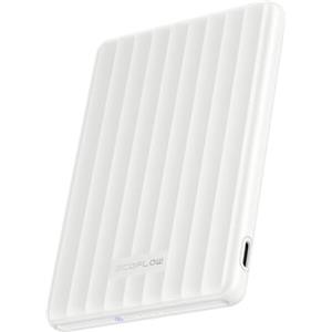 EF ECOFLOW Power bank EcoFlow RAPID Mag|5000 mAh|7,5 W ricarica magnetica|Caricabatterie portatile wireless|20 W USB-C|Ricarica da 20 W, per iPhone serie 16~12&AirPods con custodia di ricarica wireless|Bianco