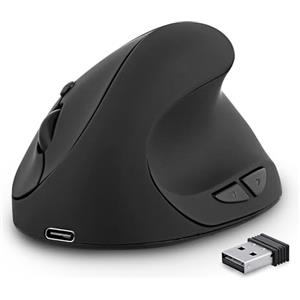T'nB Tnb TNB Ergo Line Mini Mouse Wireless Ergonomico Verticale Ricaricabile Nero