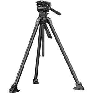 SMALLRIG Tribex Treppiede Idraulico in Fibra di Carbonio II, Treppiede per Videocamera e Video con Estensione Rapida e Testa Fluida, Smorzamento Continuo su Panoramica/Inclinazione per DSLR - 5755