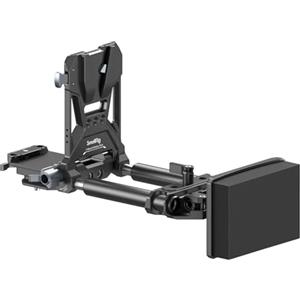 SMALLRIG Piastra Batteria con Attacco a V con Doppia Piastra a Sgancio Rapido per Arca, Piastra Batteria con Attacco a V Compatta e Pieghevole a Forma di L per DSLR, Gimbal e Treppiede - 4063B