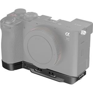 SMALLRIG Piastra Base per Sony A7C II/A7CR (Nera), Piastra di Montaggio Inferiore con Piastra a Sgancio Rapido Integrata per Arca, Presa QD, Slot per Cinghia - 4438