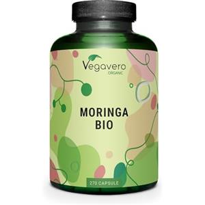 Vegavero MORINGA OLEIFERA capsule Vegavero® | 100% BIO | 600 mg | 270 capsule | Vegan