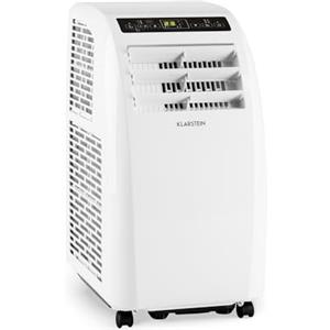 Klarstein Condizionatore Portatile 4 in 1, Condizionatore Deumidificatore Portatile Classe A, Aria Condizionata 10000 BTU/3,0 kW, Climatizzatore Portatile con Night Mode, Timer e Telecomando