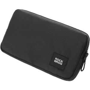 ROCKBROS Portafoglio Cerniera Uomo Donna, Borsello Portatile per Monete Carta Credito Chiavi, Borsa Morbida e Piccola, Uso Quotidiano, Ideale per Ciclismo, Viaggi, Escursioni, Nero