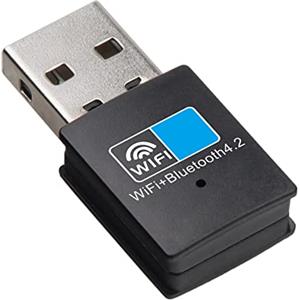 Uinfhyknd Adattatore USB WiFi Bluetooth, Bluetooth 4.2 150Mbps Wifi Dongle Scheda di Rete, Wifi Bluetooth Ricevitore Trasmettitore