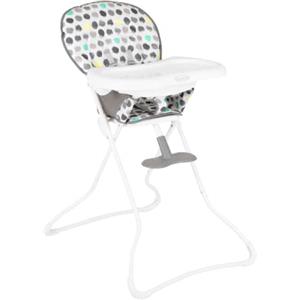 Graco - Snack N' Stow™ Seggiolone pappa - leggero, pieghevole e compatto, da circa 6 mesi a 3 anni (max. 15 kg), fantasia Multicolore Splodge