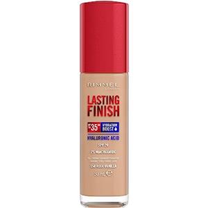 Rimmel London Lasting Finish 35 Hour, fondotinta, lunga durata, idratante, formula vegana, copertura totale, 30 ml, 150 Rose Vanilla