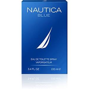 Nautica Blue, Eau de Toilette Spray, Profumo Uomo con Note di Bergamotto, Ninfea e Cedro - 100 ml