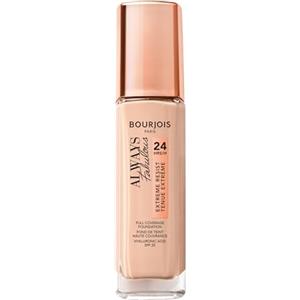 Bourjois Always Fabulous Fondotinta Coprente Liquido a Lunga Durata con SPF 20, 105 Natural Ivory, 30 ml