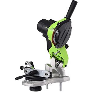 Bakaji Affilacatene Elettrico da banco per Catena Motosega Affila Catena con Serraggio Automatico e Angolo di Affilatura Regolabile Potenza 85 W 5000 Rpm Disco 104 mm Incluso
