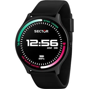 Sector No Limits Smartwatch Uomo, Digitale, 51 mm, Cinturino in Silicone, Collezione S-06, Regalo Compleanno