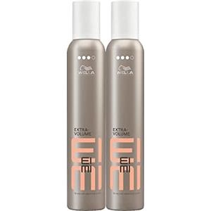 Wella Professionals Wella, 2 flaconi di schiuma capelli "Eimi Extra Volume", tenuta forte,300 ml
