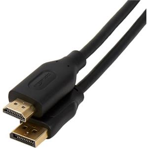 Amazon Basics Cavo da DisplayPort a HDMI, con connettori Rivestiti in Oro, 3.04 m