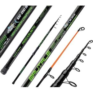 Generico Canna da Surfcasting BRUTALE 4.20 Metri Lancio 100/200 Gr Pesca a Fondo Mare Surf Casting Spiaggia