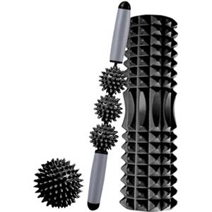MAGIC SELECT Pacchetto Rullo in Schiuma per Terapia Muscolare, Massaggio, Pilates, Yoga. Cilindro in Schiuma per Alleviare il Dolore e Allenarsi 45 cm