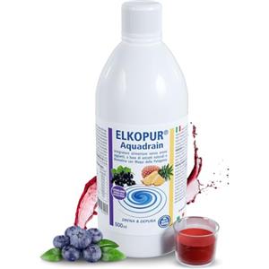 SCEN Elkopur Drenante | Integratore a Base di Maqui, Bromelina, Cardo Mariano, Tarassaco e Orthosiphon | Formula Liquida da 500 ml