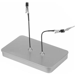 Fafeicy Mano Magnetica di Supporto per Saldatura con 12 Clip Flessibili, Ganasce Rivestite in Gomma e Base Magnetica da 1,22 Libbre per Saldatura, Aerografia e Lavori su PCB.