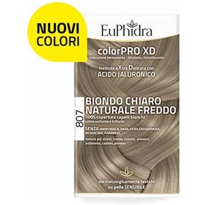 EuPhidra ColorPro XD - Colorazione Permanente 807 Biondo Chiaro Naturale Freddo