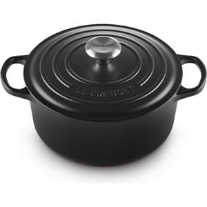 Le Creuset Cocotte Rotonda Evolution in Ghisa Vetrificata 24 cm Nero