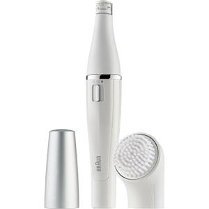 Braun FaceSpa Face Spa Depilatore Donna Epilatore Viso, Accessori Inclusi, Con Spazzola Pulizia Viso, 100% impermeabile, Idea