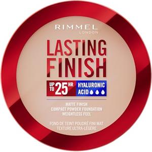 Rimmel London, Lasting Finish, 004 Rose Ivory, Fondotinta Compatto, Finish Soft-Focus, Finish opaco, Coprenza totale, SPF20, Formula vegana, 7 g