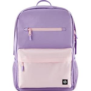 HP Campus 17L, Zaino per Notebook da 15.6", Creato con Materiale Riciclato, Scomparto Dedicato per Computer e Tablet, Tasche Interne Imbottite, Due Tasche Laterali, Impermeabile, Lavanda