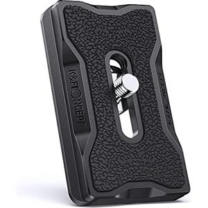 K&F Concept Piastra di Sgancio Rapido in Alluminio con Filettatura da 1/4'', adattato a Piastra di sgancio rapido Arca-Swiss per la maggior parte dei Treppiedi, Testa del treppiede, FotocameraDSR/DSRL