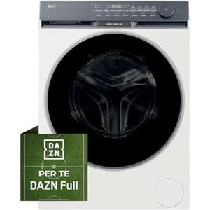 Haier X Serie 9 Lavatrice 10 Kg, Libera Installazione, Carica Frontale, Classe A-30%, 1400 Giri, Ultra Fresh Air e Ciclo Refresh a Vapore, Wi-Fi con App hOn, 85x60x62 cm, Bianca - HW100-B14387U-IT