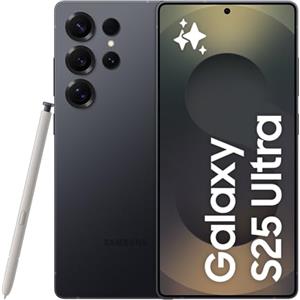 Samsung Galaxy S25 Ultra Smartphone AI, 3 anni di Garanzia del produttore, Display 6.9'' QHD+ Dynamic AMOLED 2X, Fotocamera 200MP, RAM 12GB, 512GB, 5.000 mAh, Titanium Jetblack [Versione italiana]