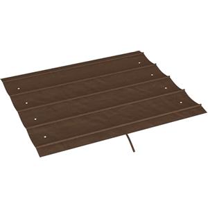 Outsunny Copertura Retrattile per Gazebo Pergola 286x245 cm Caffè