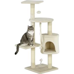 PawHut - Albero tiragraffi per Gatti per Gioco e Relax 40x40x116cm Beige