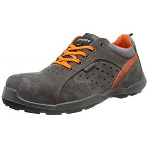 Base Protection Climb Scarpa Antinfortunistica, da Uomo e Donna, Grigio/Arancione, Taglie 37