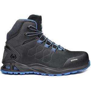 Base Protection K-Road Top Scarponcino Antinfortunistico, da Donna e Uomo, Nero/Blu, Taglie 48 EU