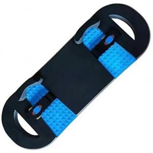 KiBcsLic Snowboard da Trampolino EVA Testurizzata Tavola da Snowboard con Maniglie Portatile Attrezzatura Sportiva , Blu