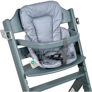 LaLoona baby bedding LaLoona Cuscino Riduttore Seggiolone Per Safety 1st/Bebeconfort Timba - Riduttore Seggiolone Pappa Bimbo Rivestito, OEKO-TEX Standard 100, Lavabile in Lavatrice - Grigio