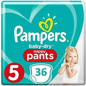 Pampers 81676077 - Pannolino Baby-Dry Pants, colore: Bianco