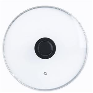 RollitPop Set 3 Coperchi Ø 20/24/28 cm in Vetro Temperato con Pomolo Ergonomico e Foro Sfiato, Coperchi Universali per Cucina, Resistenti al Calore e Adatti a Varie Dimensioni di Padelle (Kit Completo)